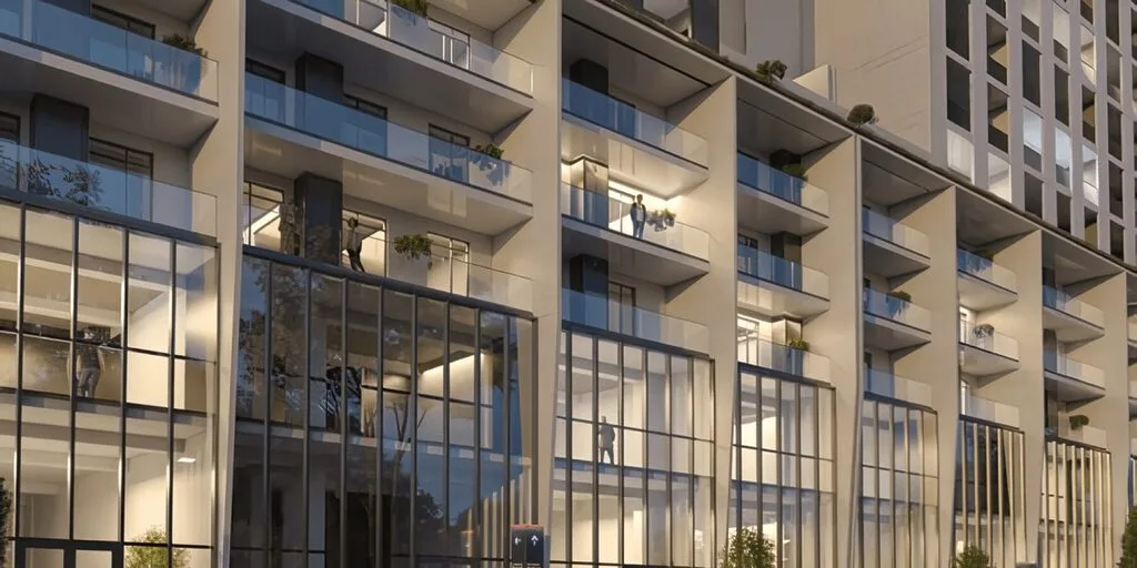 Rendering of a residential complex under construction in Didi Digomi